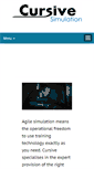 Mobile Screenshot of cursive-simulation.com